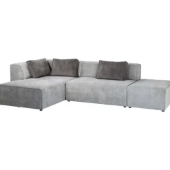 Canapé d angle Infinity Ottomane gris gauche