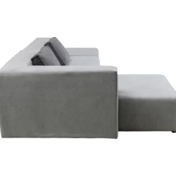 Canapé d angle Infinity Ottomane gris gauche