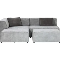 Canapé d angle Infinity Ottomane gris gauche