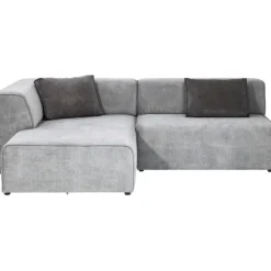 Canapé d angle Infinity Ottomane gris gauche