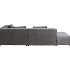 Canapé d angle Infinity Ottomane Cord gris droite