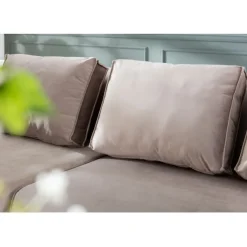Canapé d angle Infinity Velvet Taupe Droite