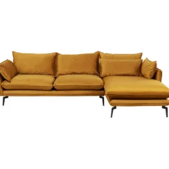 Canapé d angle Monza droite velours curry 296cm