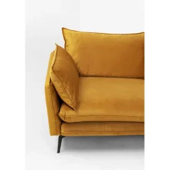 Canapé d angle Monza droite velours curry 296cm
