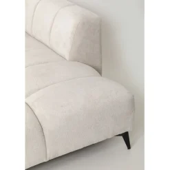 Canapé d angle Nia crème droite 250cm