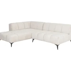Canapé d angle Nia crème gauche 250cm