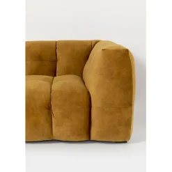 Canapé d angle Salamanca brun doré gauche 320cm