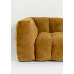 Canapé d angle Salamanca brun doré droite  320cm