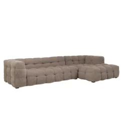 Canapé d angle Salamanca Marron clair droite 250cm