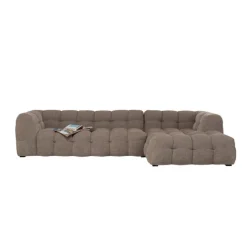 Canapé d angle Salamanca Marron clair droite 250cm