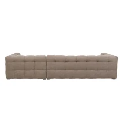 Canapé d angle Salamanca Marron clair droite 250cm