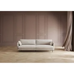 Canapé Edna 3-places crème 245cm