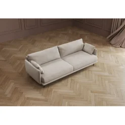 Canapé Edna 3-places crème 245cm