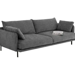 Canapé Edna 3-places gris 245cm
