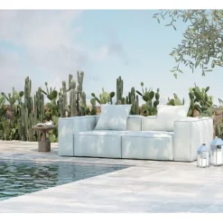 Canapé KoraliBeach Outdoor bleu 235cm