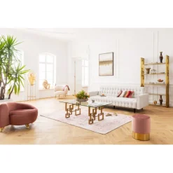 Canapé lit Milchbar beige 219cm