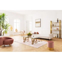Canapé lit Milchbar beige 219cm