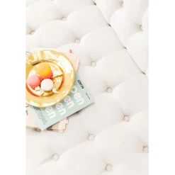 Canapé lit Milchbar beige 219cm