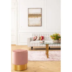 Canapé lit Milchbar beige 219cm