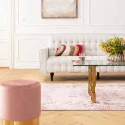 Canapé lit Milchbar beige 219cm