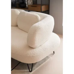 Canapé Peppo 2-places blanc 182cm