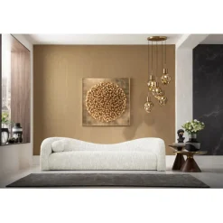 Canapé 3-places Livia mélange creme 261cm
