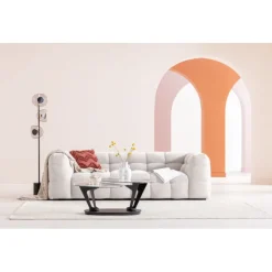 Canapé 3-places Salamanca crème 240cm