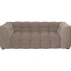 Canapé 2-places Salamanca marron clair 208cm