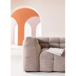 Canapé 3-places Salamanca Marron Clair 240cm