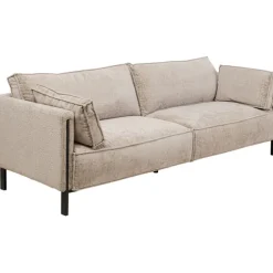 Canapé 3-places Victor tissu Beige 233cm