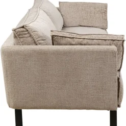 Canapé 3-places Victor tissu Beige 233cm