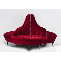 Canapé rond Boudoir 4 places PM