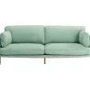 Canapé Shirly 3-places vert menthe 221cm