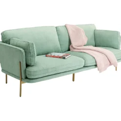 Canapé Shirly 3-places vert menthe 221cm