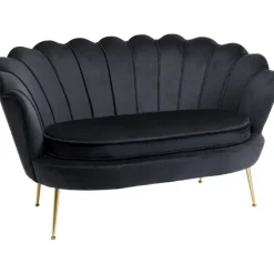 Canapé Water Lily 2-places Or noir