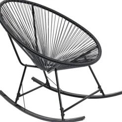 Chaise à bascule Acapulco Mono noir