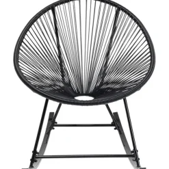 Chaise à bascule Acapulco Mono noir