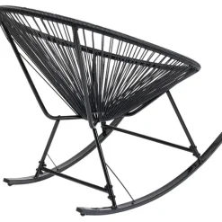 Chaise à bascule Acapulco Mono noir