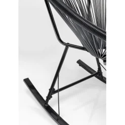 Chaise à bascule Acapulco Mono noir