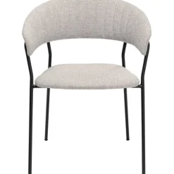 Chaise a. acc. Belle Gris Argent (2/set)