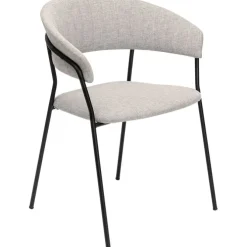 Chaise a. acc. Belle Gris Argent (2/set)