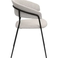 Chaise a. acc. Belle Gris Argent (2/set)