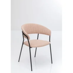 Chaise a. acc. Belle rose (2/set)