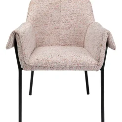 Chaise a. acc. Bess clair Beige Flitter