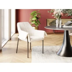 Chaise a. acc. Bess crème