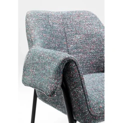 Chaise a. acc. Bess Grey Flitter