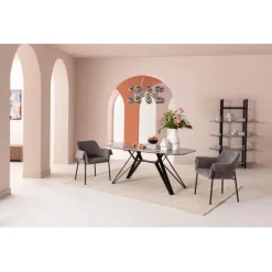 Chaise a. acc. Bess gris