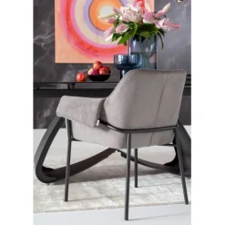 Chaise a. acc. Bess gris