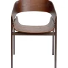 Chaise a. acc. Biarritz marron
