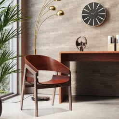 Chaise a. acc. Biarritz marron